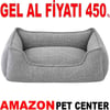 Pet Pretty Kedi Köpek İçin Koltuk Yatak Keten Gri 55x40x15 Cm Gel Al 35011460 Amazon Pet Center
