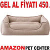 Pet Pretty Kedi Köpek İçin Koltuk Yatak Keten Bej 55x40x15 Cm Gel Al 35011569 Amazon Pet Center