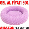 Pet Pretty Kedi Köpek İçin Peluş Simit Yatak Lila 55 Cm Gel Al 35011606 Amazon Pet Center