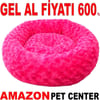 Pet Pretty Kedi Köpek İçin Peluş Simit Yatak Fuşya 55 Cm Gel Al 35011620 Amazon Pet Center