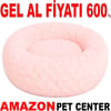 Pet Pretty Kedi Köpek İçin Peluş Simit Yatak Şeker Pembe 55 Cm Gel Al 35011972 Amazon Pet Center