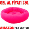 Pet Pretty Kedi Köpek İçin Simit Yatak Silikon Elyaflı Pembe Gel Al 35011392 Amazon Pet Center