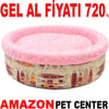 Pet Pretty Kedi Köpek İçin Special Peluş Simit Yatak Pembe 50x50x15 Cm Gel Al 35011873 Amazon Pet Center