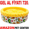 Pet Pretty Kedi Köpek İçin Special Peluş Simit Yatak Sarı 50x50x15 Cm Gel Al 35011880 Amazon Pet Center
