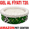 Pet Pretty Kedi Köpek İçin Special Peluş Simit Yatak Beyaz 50x50x15 Cm Gel Al 35011576 Amazon Pet Center