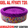 Pet Pretty Kedi Köpek İçin Special Peluş Simit Yatak Mor 50x50x15 Cm Gel Al 35011583 Amazon Pet Center