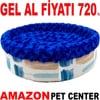 Pet Pretty Kedi Köpek İçin Special Peluş Simit Yatak Mavi 50x50x15 Cm Gel Al 35011774 Amazon Pet Center