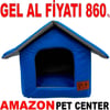 Pet Pretty Kedi Köpek Yatağı Çatılı Dış Mekan Mavi 40x42x46 Cm Gel Al 35011323 Amazon Pet Center