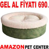 Pet Pretty Kedi Köpek Yatağı Comfort Special Simit Yatak Haki 46 Cm Gel Al 35011095 Amazon Pet Center