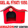 Pet Pretty Kedi Köpek Yatağı Kırmızı Villa Kulübe Gel Al 35011040 Amazon Pet Center
