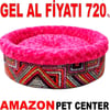 Pet Pretty Special Peluş Simit Yatak Fuşya 50x50x15 Cm Gel Al 35011033 Amazon Pet Center