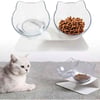 Plastik Şeffaf Kaseli Standlı Mama Ve Su Kabı 19300009 Amazon Pet Center