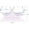 Plastik Şeffaf Kaseli Standlı Mama Ve Su Kabı 19300009 Amazon Pet Center