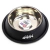 Playfull Balık Desenli Siyah Çelik Mama ve Su Kabı 24 Oz PFMK-4103 8683497041033 Amazon Pet Center