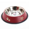 Playfull Pati ve Çiçek Desenli Çelik Mama ve Su Kabı 64 Oz PFMK-4094 8683497040944 Amazon Pet Center