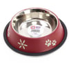 Playfull Pati ve Çiçek Desenli Çelik Mama ve Su Kabı 24 Oz PFMK-4092 8683497040920 Amazon Pet Center
