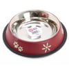 Playfull Pati ve Çiçek Desenli Çelik Mama ve Su Kabı 32 Oz PFMK-4093 8683497040937 Amazon Pet Center