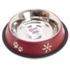 Playfull Pati ve Çiçek Desenli Çelik Mama ve Su Kabı 8 Oz PFMK-4090 8683497040906 Amazon Pet Center