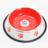 Playfull Renkli Pati Desenli Çelik Mama ve Su Kabı 64 Oz PFMK-4100 8683497041002 Amazon Pet Center