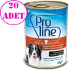 Pro Line Biftekli Yetişkin Köpek Konservesi 415 Gr 20 AD 32122206 Amazon Pet Center