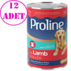 Pro Line Kuzu Etli Köpek Konserve Maması 400 Gr 12 AD 20566005 Amazon Pet Center
