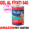 Pro Line Kuzu Etli Köpek Konserve Maması 400 Gr 12 AD Gel Al 20567002 Amazon Pet Center