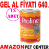 Proline Tavuklu Kedi Konserve Maması 400 Gr 12 AD Gel Al 20579005 Amazon Pet Center