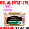 Proplan Kedi Konservesi Ton ve Somonlu Kısırlaştırılmış 85 Gr 12 AD Gel Al 19501000 Amazon Pet Center