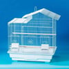 QH Çin Çatılı Papağan Kafesi Beyaz 46x36x57 Cm 81702-R 35013587 Amazon Pet Center