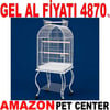 QH Sehpalı Papağan Kafesi Beyaz 51x51x152 Cm 902 AC Gel Al 19194004 Amazon Pet Center