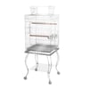 QH Sehpalı Papağan Kafesi Krom 51x51x129 Cm 901 AC 32106220 Amazon Pet Center