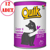 Quik Ciğerli Tavşanlı Kedi Konservesi 415 gr 12 AD 18843002 Amazon Pet Center