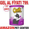 Quik Ciğerli Tavşanlı Kedi Konservesi 415 Gr 12 AD Gel Al 18844009 Amazon Pet Center