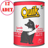 Quik Kedi Konservesi Kuzu Etli Pirinçli 415 gr 12 AD 18845006 Amazon Pet Center