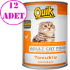 Quik Kedi Konservesi Tavuklu 415 gr 12 AD 18841008 Amazon Pet Center