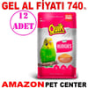 Quik Muhabbet Yemi 400+100 Gr 12 AD Gel Al 19562001 Amazon Pet Center