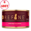 Refine Kedi Konservesi Kalamar ve Ton Balıklı 85 Gr 6 Ad 35012948 Amazon Pet Center