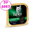 Reflex Pate Tavuk ve Hindili Kedi Konservesi 100 Gr 20 AD 17769006 Amazon Pet Center