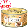 Reflex Plus Delizzia Kedi Konservesi Hindi Etli Ezme 85 Gr 12 AD 35005810 Amazon Pet Center