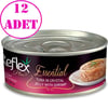 Reflex Plus Essential Ton Balıklı ve Karidesli Jel Yetişkin Kedi Konservesi 70 Gr 12 AD 32118582 Amazon Pet Center