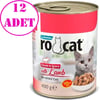 Ro Cat Kuzu Etli Kedi Konserve 400 Gr 12 AD 32137040 Amazon Pet Center