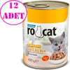 Ro Cat Yavru Kedi Konservesi Tavuklu 400 GR 12 AD 32137088 Amazon Pet Center