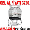 Sehpalı Papağan Kafesi Dövme Demir 63x44x137 Cm 908 ADS 20156008 Amazon Pet Center