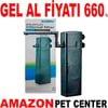 Sobo Akvaryum İç Filtre 20W 1500 Lt/h WP-377F Gel Al 22184009 Amazon Pet Center