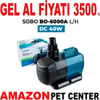 Sobo Akvaryum Sump Pompası BO-6000A 40W 6000 Lt/H Gel Al 21758003 Amazon Pet Center