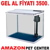 Sobo Komple Akvaryum 38,5 x 24 x 39,5 cm Beyaz 630F-B Gel Al 35006763 Amazon Pet Center