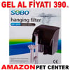 Sobo Mini Akvaryum Şelale Filtre 280 Lt/h 5 W Gel Al 35002383 Amazon Pet Center