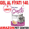 Spectrum Gusto Ton Balıklı Tavuklu ve Tatlı Patatesli Kedi Çorbası 50 Gr 5 AD 35005339 Amazon Pet Center