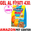 Vitakraft Menü Ballı Kanarya Yemi 500 Gr 6 AD 19575001 Amazon Pet Center