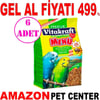 Vitakraft Menü Premium Muhabbet Kuşu Yemi 500 Gr 6 Ad Gel Al 19573007 Amazon Pet Center
